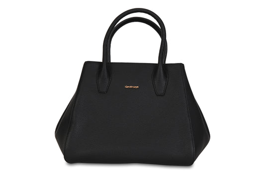 Puri Pebble Grain Leather Handbag made by Dewi Maya front view available at the best boutique in Upstate South Carolina Spartanburg Greenville Dewi Maya Boutique