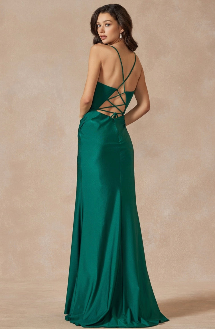 Green Emerald Corset Dress