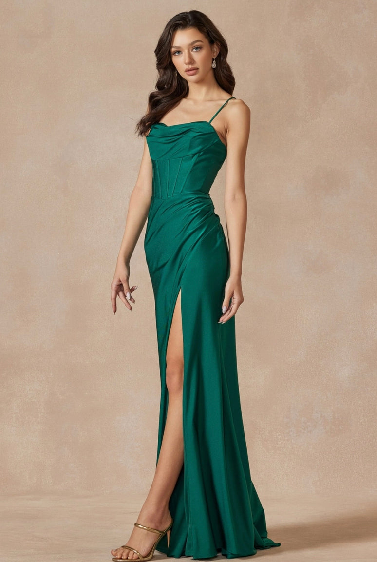 Green Emerald Corset Dress